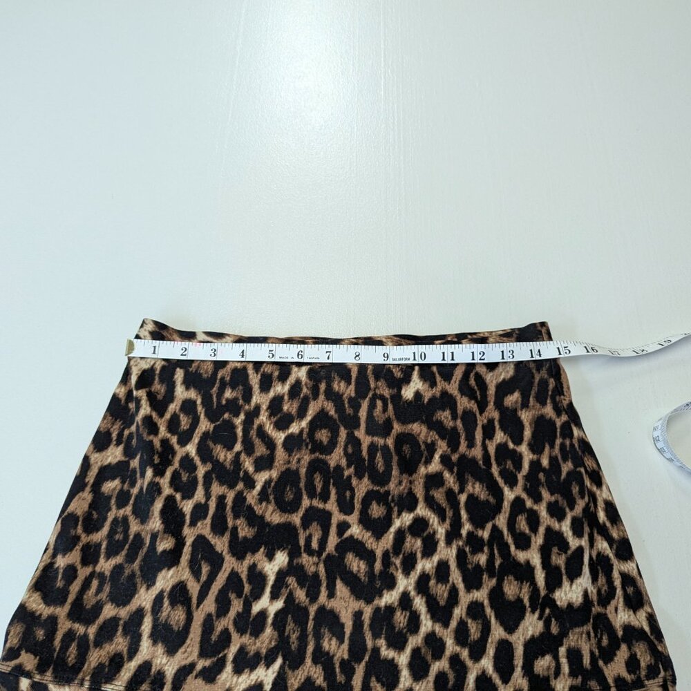 Spense Size Small Pull-On Leopard Print Mini Skirt - image 6